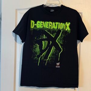 D-Generation X Black and Green Men's Short Sleeve Tee